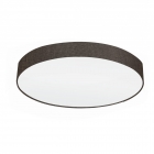 Светильник потолочный Eglo Pasteri 97618 хай-тек, модерн, сталь, белый, ткань, коричневый