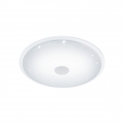 Світильник стельовий Eglo Lanciano 97738 сталь, пластик з ефектом кришталю, білий, прозорий, сріблястий