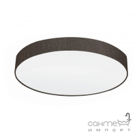 Светильник потолочный Eglo Pasteri 97618 хай-тек, модерн, сталь, белый, ткань, коричневый