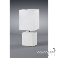 Настольная лампа Reality Lights Ping R50131001 Антично-Белая Керамика и Белый Абажур