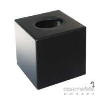 Диспенсер косметичних серветок Gatto Cube 68703BM чорний матовий