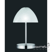 Настольная лампа, LED, сенсор Reality Lights Queen R52021107 Никель Матовый, Белое Стекло
