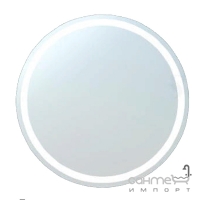 Круглое зеркало с LED подсветкой Liberta Lacio 800x800 теплый свет