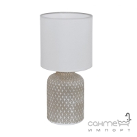 Настольная лампа Eglo Bellariva 97774 восточный, керамика, ткань, серый, белый