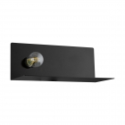 Світильник бра настінний з поличкою та USB виходом Eglo Ciglie 98264 хай-тек, модерн, сталь, чорний