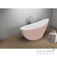 Овальна ванна Polimat Zoe 180х80 00410 рожевий