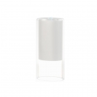 Плафон Nowodvorski Cameleon Cylinder S 8545 белый/прозрачное стекло