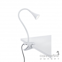 Настільна лампа на прищіпці з гнучкою ніжкою Reality Lights Viper R22398101 Білий Пластик