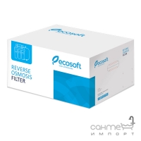 Проточный бытовой фильтр очистки воды 5-и ступенчатый Ecosoft Standard 5-50 система обратного осмоса, мембрана 190 литров