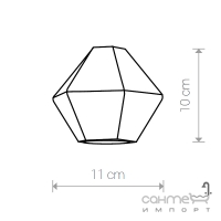 Плафон Nowodvorski Cameleon Geometric C 8465 бетон