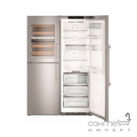 Комбінований холодильник Side-by-Side Liebherr SBSes 8496 A+++ нержавіюча сталь
