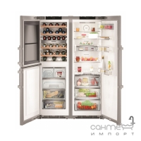 Комбинированный холодильник Side-by-Side Liebherr SBSes 8496 A+++ нержавеющая сталь
