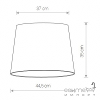 Абажур Nowodvorski Cameleon Cone M 8496 білий оксамит