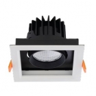 Врізний LED-світильник Nowodvorski CL Dia LED 18W 3000K 8722 білий/чорний