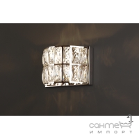Настенный светильник Maxlight Diamante W0204 модерн, прозрачный, хром, стекло, металл, белый