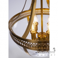 Люстра подвесная Maxlight Toskana P0325 ретро, прозрачный, золотой, стекло, металл
