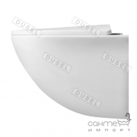 Підвісний безободковий унітаз із сидінням дюропласт softclose Dusel Sentia DWHT10201630R білий