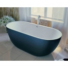 Отдельностоящая ванна из литого камня Balteco Halo 170 белая внутри/цветная снаружи