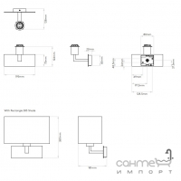 Абажур Astro Lighting Rectangle 285