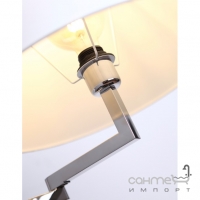 Настінний світильник Maxlight Swing W0119 неокласика, білий, хром, текстиль, метал