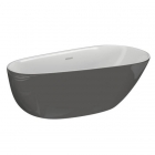 Отдельностоящая акриловая ванна Polimat Shila 170х85 белая/цветная