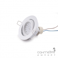 Точечный светильник встраиваемый Maxlight H0036 хай-тек, металл, белый