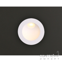 Точечный светильник встраиваемый влагостойкий Maxlight Time H0074 хай-тек, металл, белый