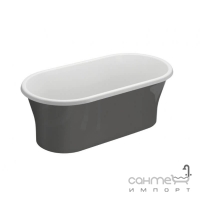 Отдельностоящая акриловая ванна Polimat Amona New 150x75 белая/цветная