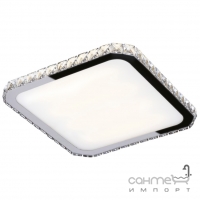 Светильник потолочный Maxlight Prezzio Square C0118 белый, прозрачный, хром, металл, стекло