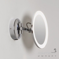 Косметическое настенное зеркало с подсветкой Astro Lighting Mascali Round LED 1373001 Хром Полированный 