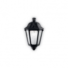 Настінний світильник бра Ideal Lux Anna 101552 класика, чорний, прозорий, метилметакрилат, синтетична смола