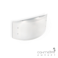 Настенный светильник бра Ideal Lux Ali 026565 современный, белый, хром, окисленное стекло, металл