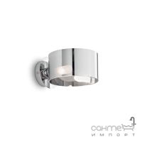 Настенный светильник бра Ideal Lux Anello 028323 современный, хром, окисленное стекло, металл