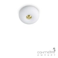 Світильник стельовий Ideal Lux Arizona 214498 модерн, білий, латунь, дуте скло, метал