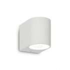 Настенный светильник Ideal Lux Astro 092164 модерн, прозрачный, белый, стекло, литой алюминий
