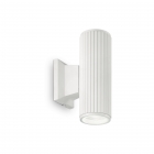 Настінний світильник Ideal Lux Base 129457 модерн, прозорий, білий, скло, алюміній литий