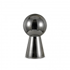Настольная лампа Ideal Lux Birillo 116594 модерн, серый, хром, окисленное стекло, металл