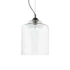 Люстра подвесная Ideal Lux Bistro' 112305 модерн, прозрачный, стекло, металл, черный
