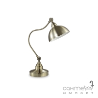 Настільна лампа Ideal Lux Amsterdam 131733 класичний, антична бронза, коричневий, метал