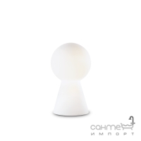 Настільна лампа Ideal Lux Birillo 000268 білий, хром, окислене скло, метал