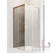 Ліва частина душової кабіни Radaway Idea Gold KDD 100 L 387062-09-01L профіль золото, прозоре скло