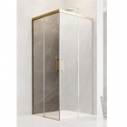 Ліва частина душової кабіни Radaway Idea Gold KDD 80 L 387061-09-01L профіль золото, прозоре скло