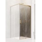 Ліва частина душової кабіни Radaway Idea Gold KDD 100 R 387062-09-01R профіль золото, прозоре скло