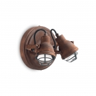 Светильник настенный спот Ideal Lux Bob Mini 156408 лофт, коричневый, металл