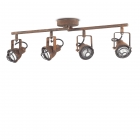 Світильник стельовий спот Ideal Lux Bob Mini 155494 лофт, коричневий, метал