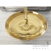 Раковина на столешницу Rea Carola Slim REA-U4321 золото