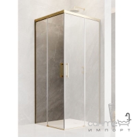 Ліва частина душової кабіни Radaway Idea Gold KDD 90 L 387060-09-01L профіль золото, прозоре скло