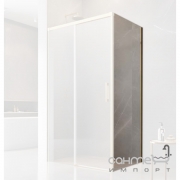 Бічна стінка для душової кабіни Radaway Idea Gold S1 75L 387049-09-01L золото, прозоре скло, лівостороння