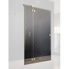 Двері для душової кабіни Radaway Essenza Pro KDJ+S 90R 10097390-09-01R золото, прозоре скло, правостороння