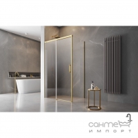 Двері для душової кабіни Radaway Idea Gold KDJ 150L 387045-09-01L профіль золото, прозоре скло, лівостороння